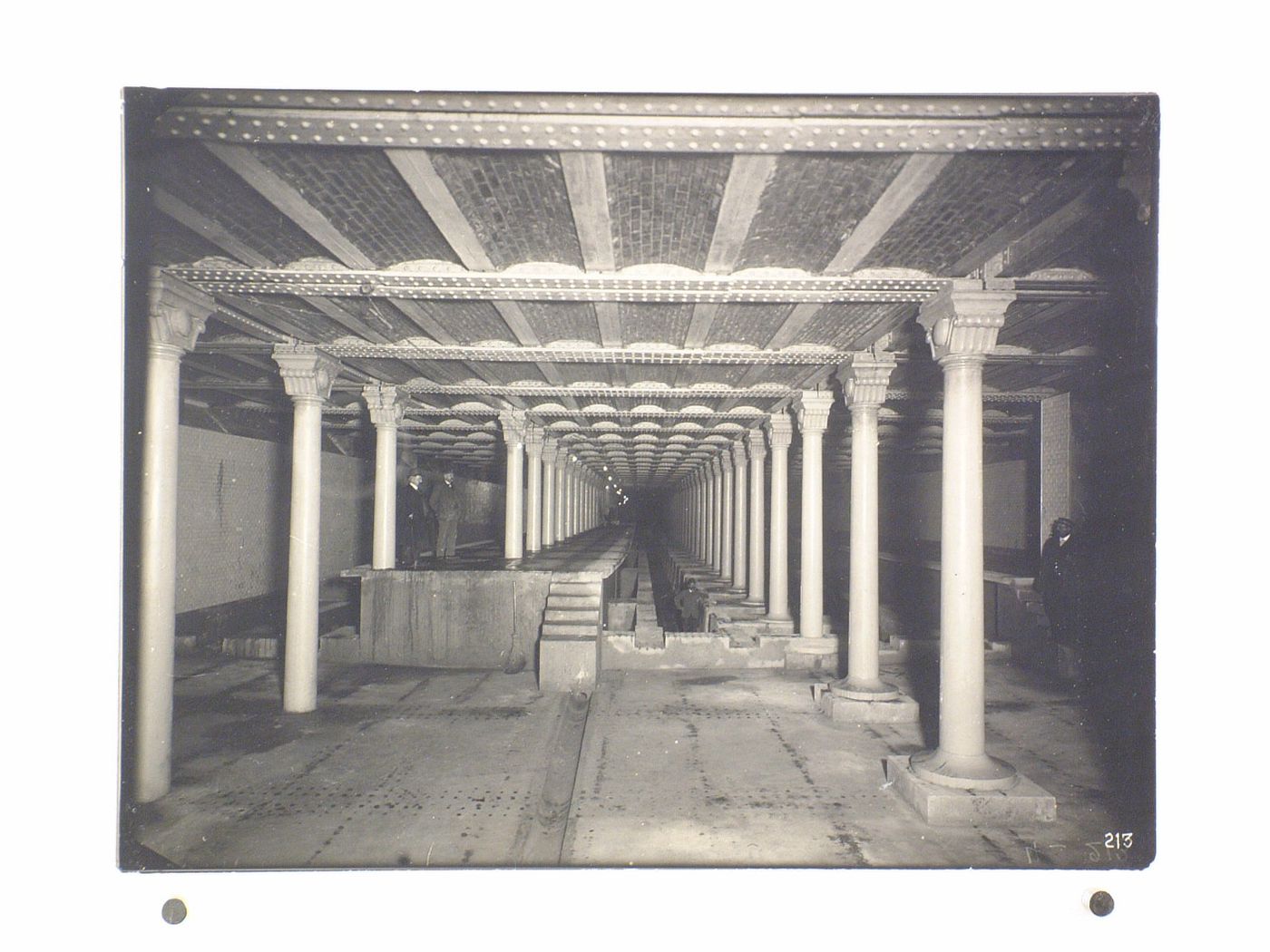 Underground view of the Métro, Paris, France