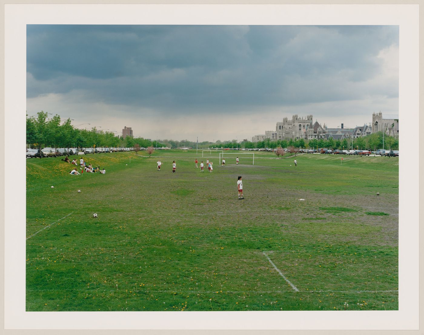 Viewing Olmsted: View Looking west towards Washington Park, Midway Plaisance, Chicago, Illinois