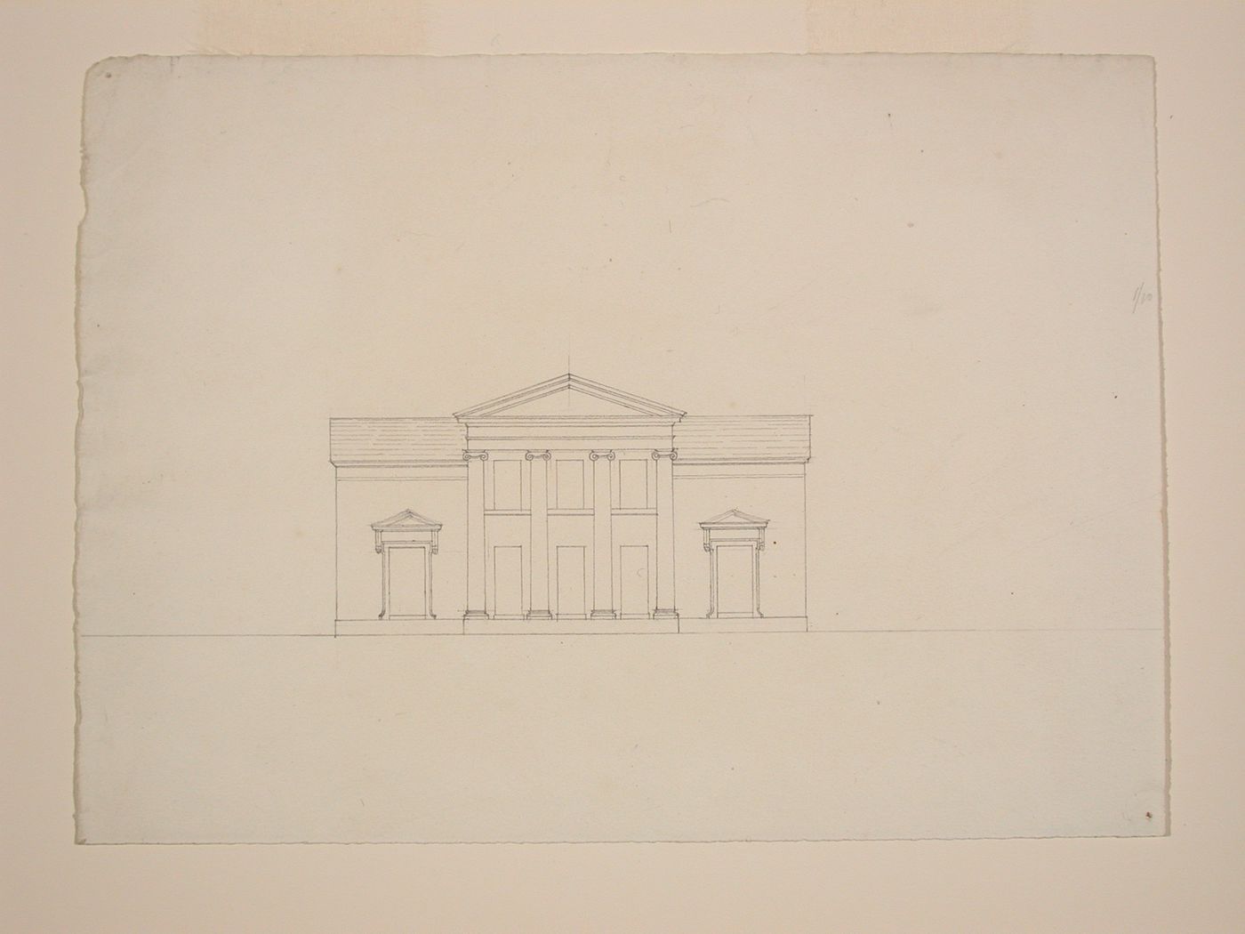 Elevation of a classical facade