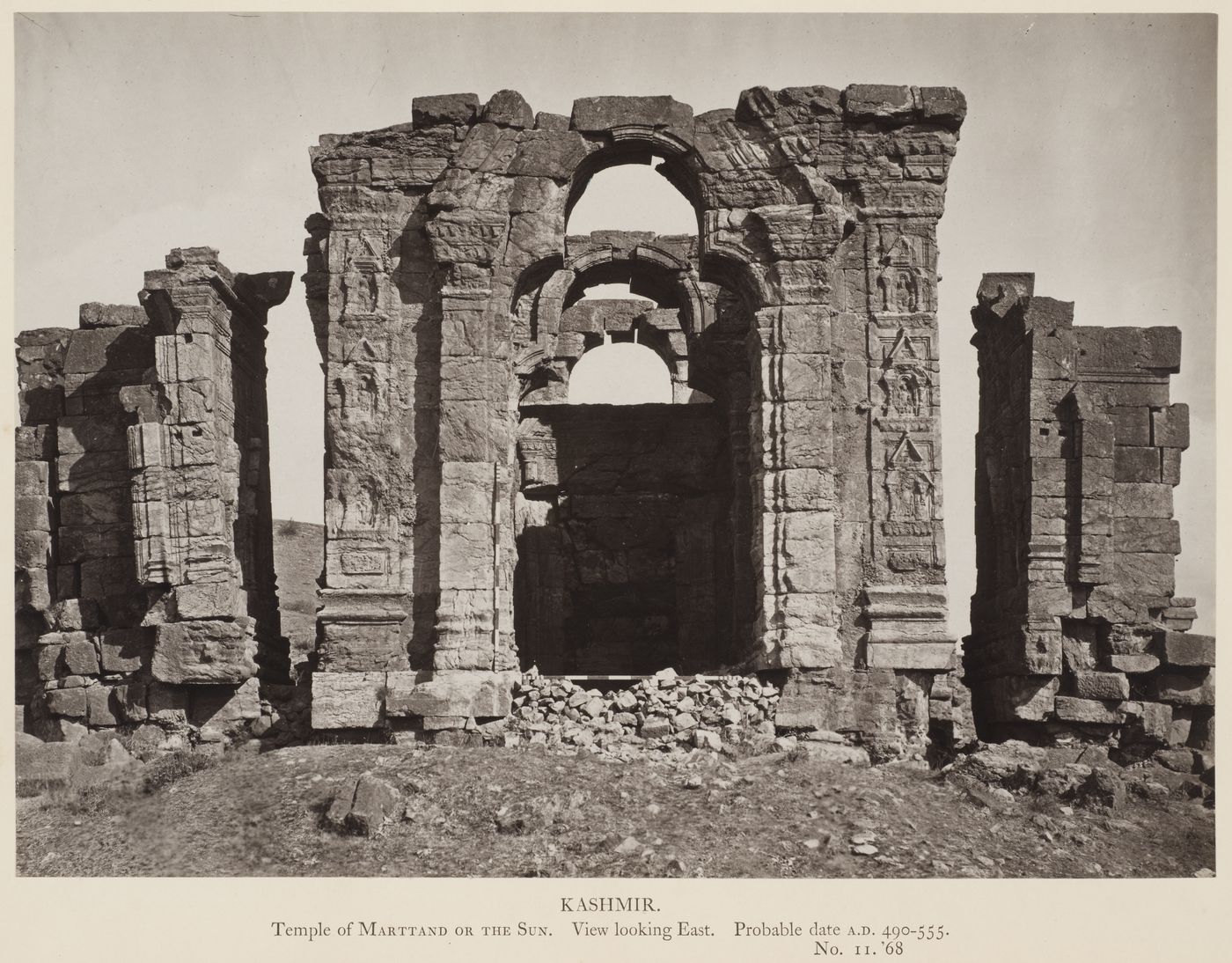 Plate from album ''Temples and other ancient building, Jammu and Kashmir, India''