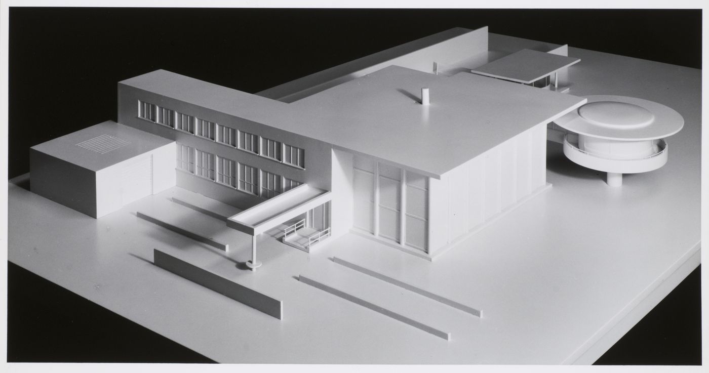 Photograph of a model for Johnson House, Pinehurst, North Carolina