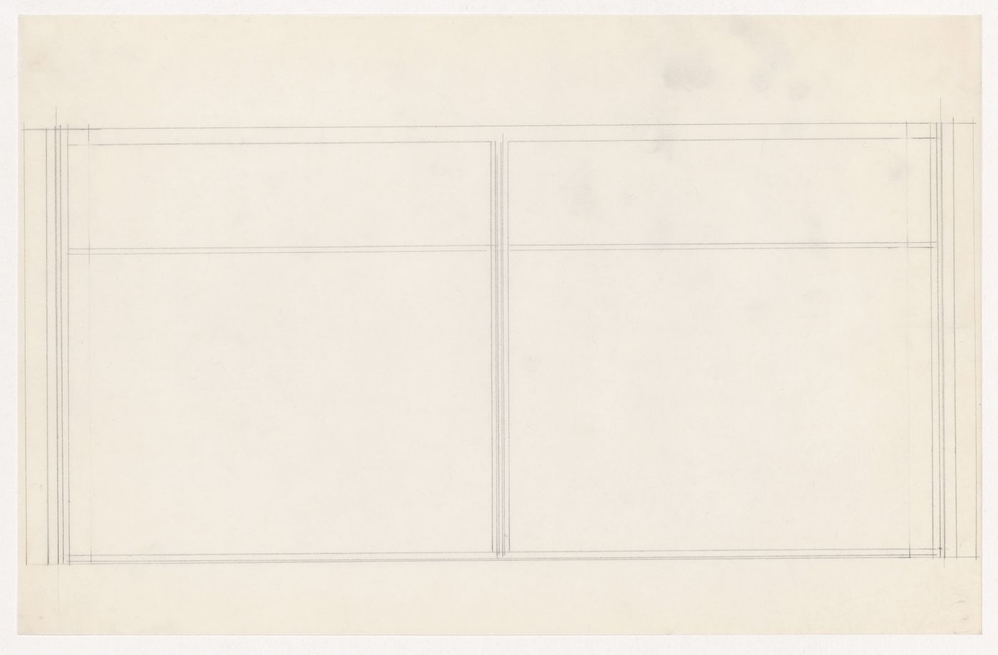 Partial elevation for windows for the Metallurgy Building, Illinois Institute of Technology, Chicago