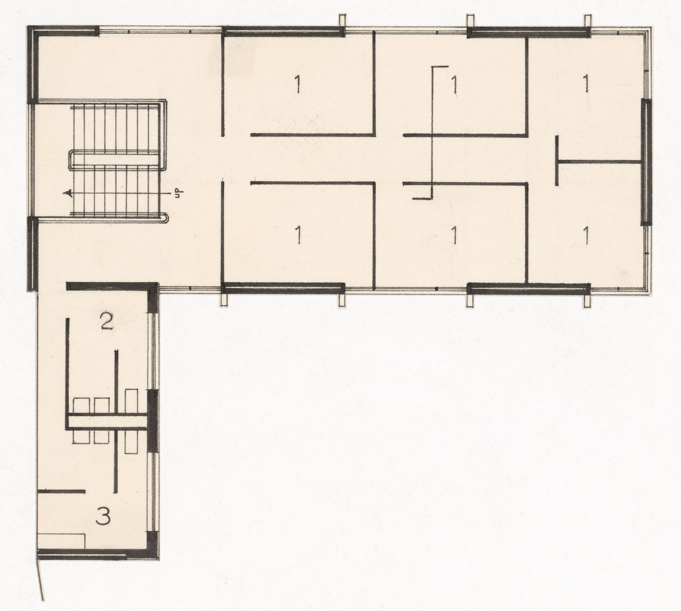 Floor plan for The Shape of Cambridge: A Plan, Cambridge University, England