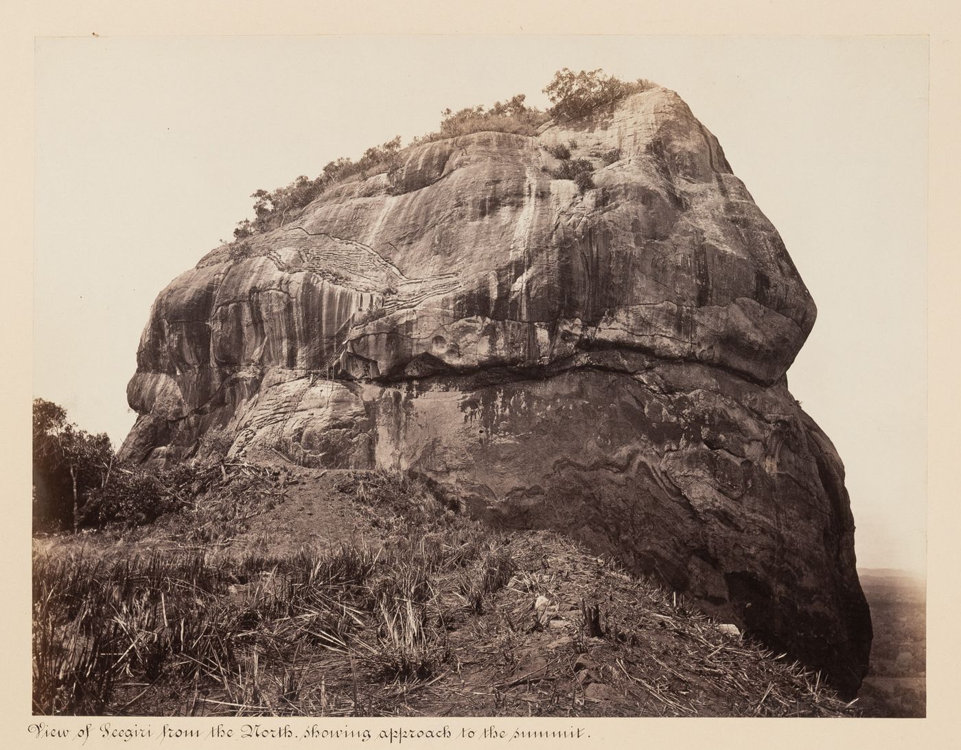 View of Sigiriya, Ceylon (now Sri Lanka)