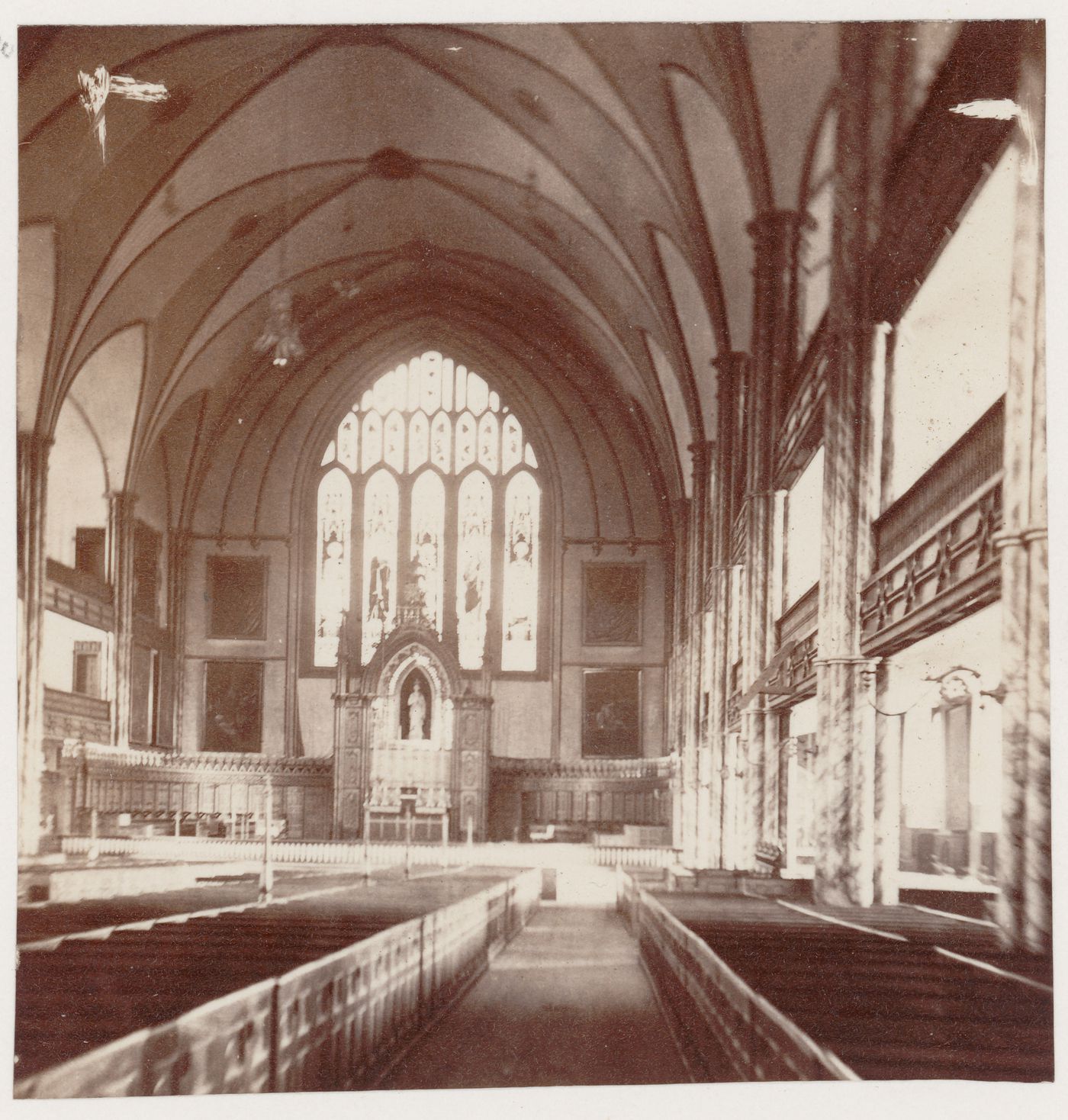 Interior view of Notre Dame Cathedral, Montreal, Quebec, Canada