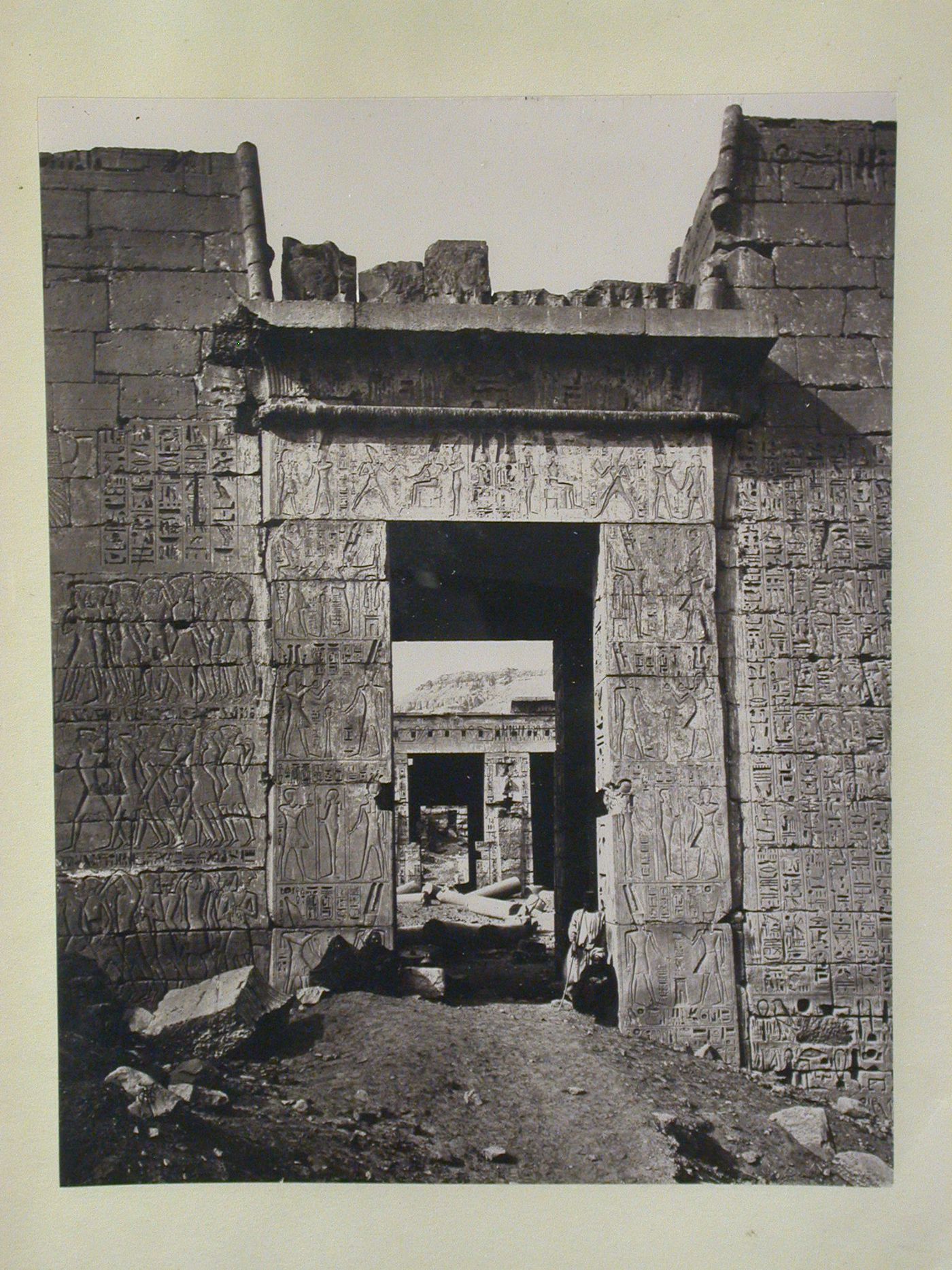 Portal of Second Pylon of the Temple of Ramesses III, Medinet Habu, Thebes, Egypt