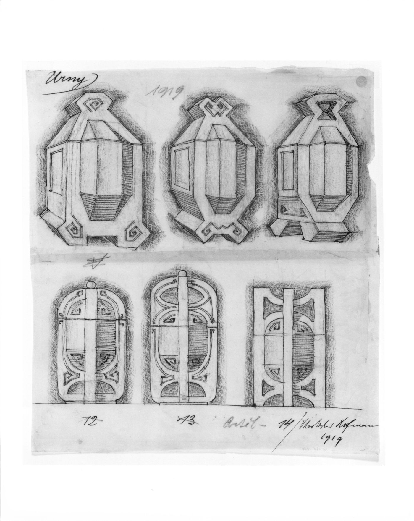 Designs for boxes and urns