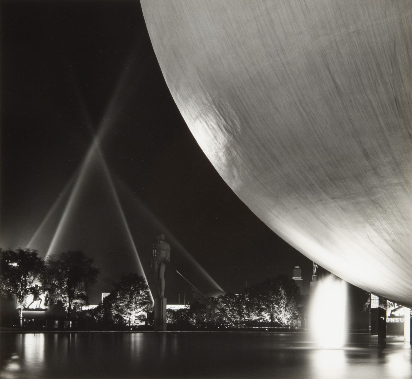 Partial view of the Perisphere, New York World's Fair 1939-1940, New York City, New York