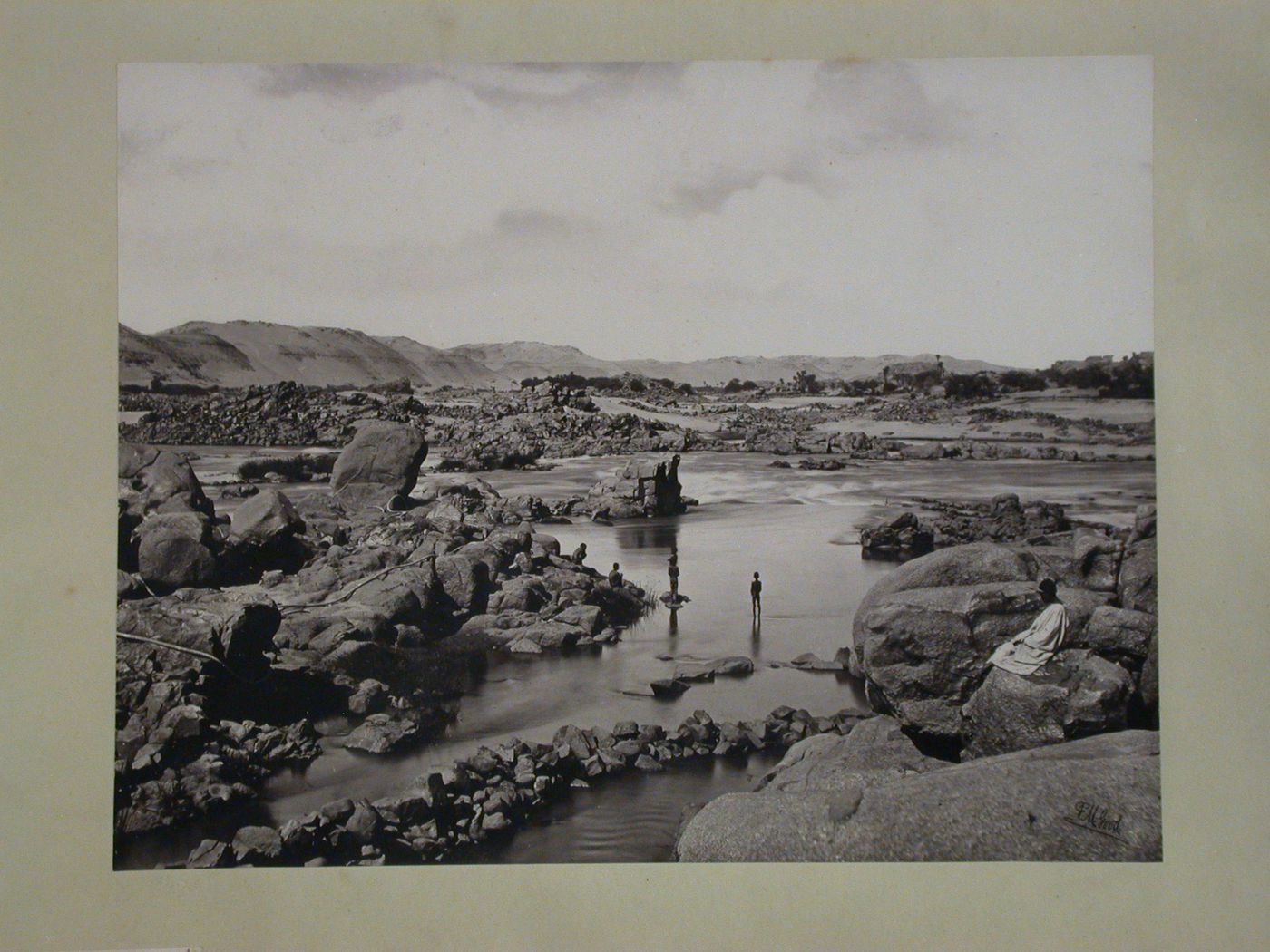 General view of the First Cataract, near Aswan, Egypt