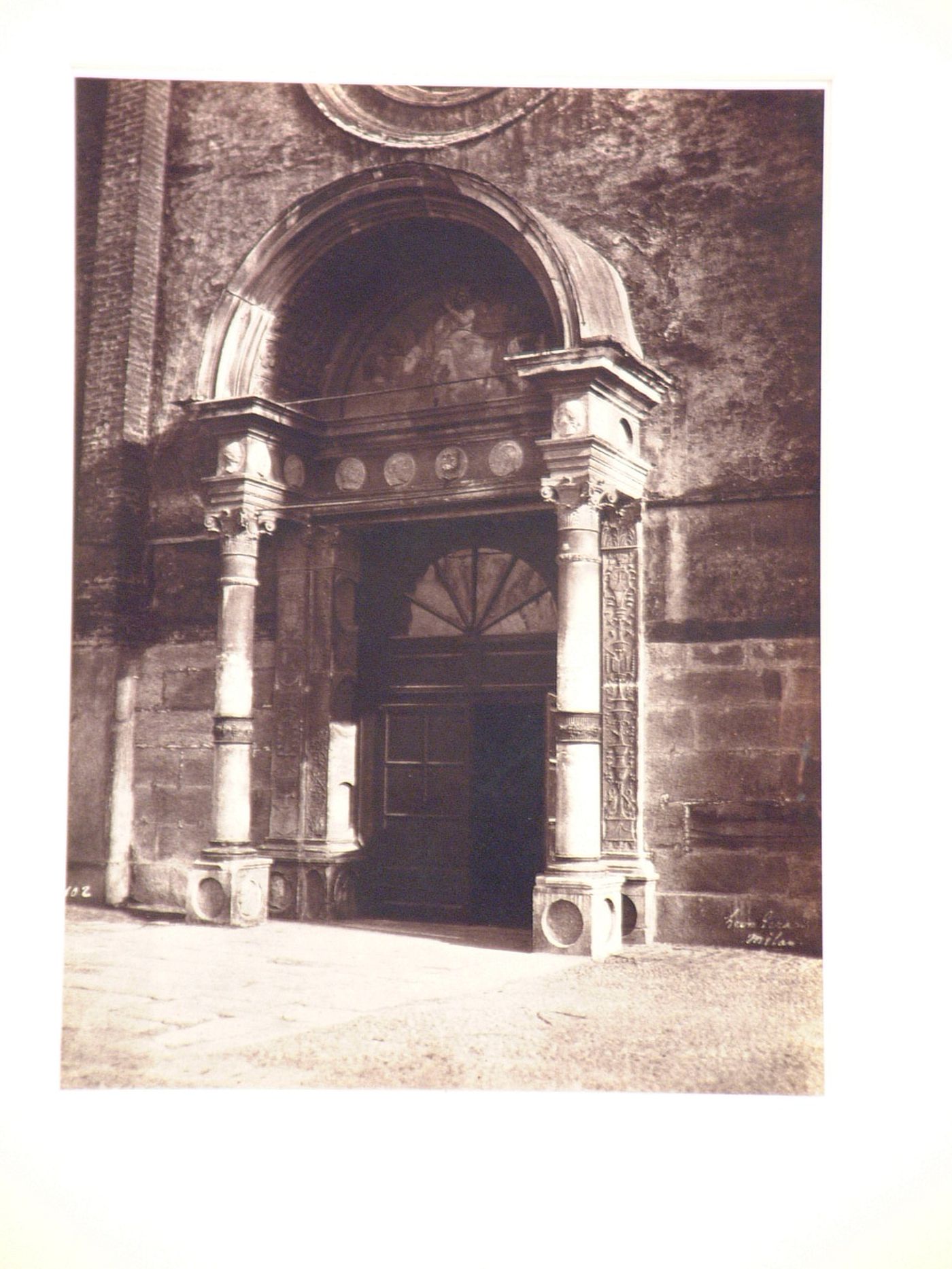 Portal of Santa Maria delle Grazie, Milan, Italy