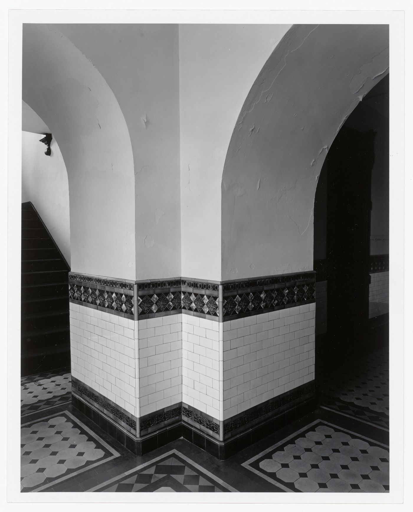 Detail of lobby, Union County Court House, Liberty, Indiana