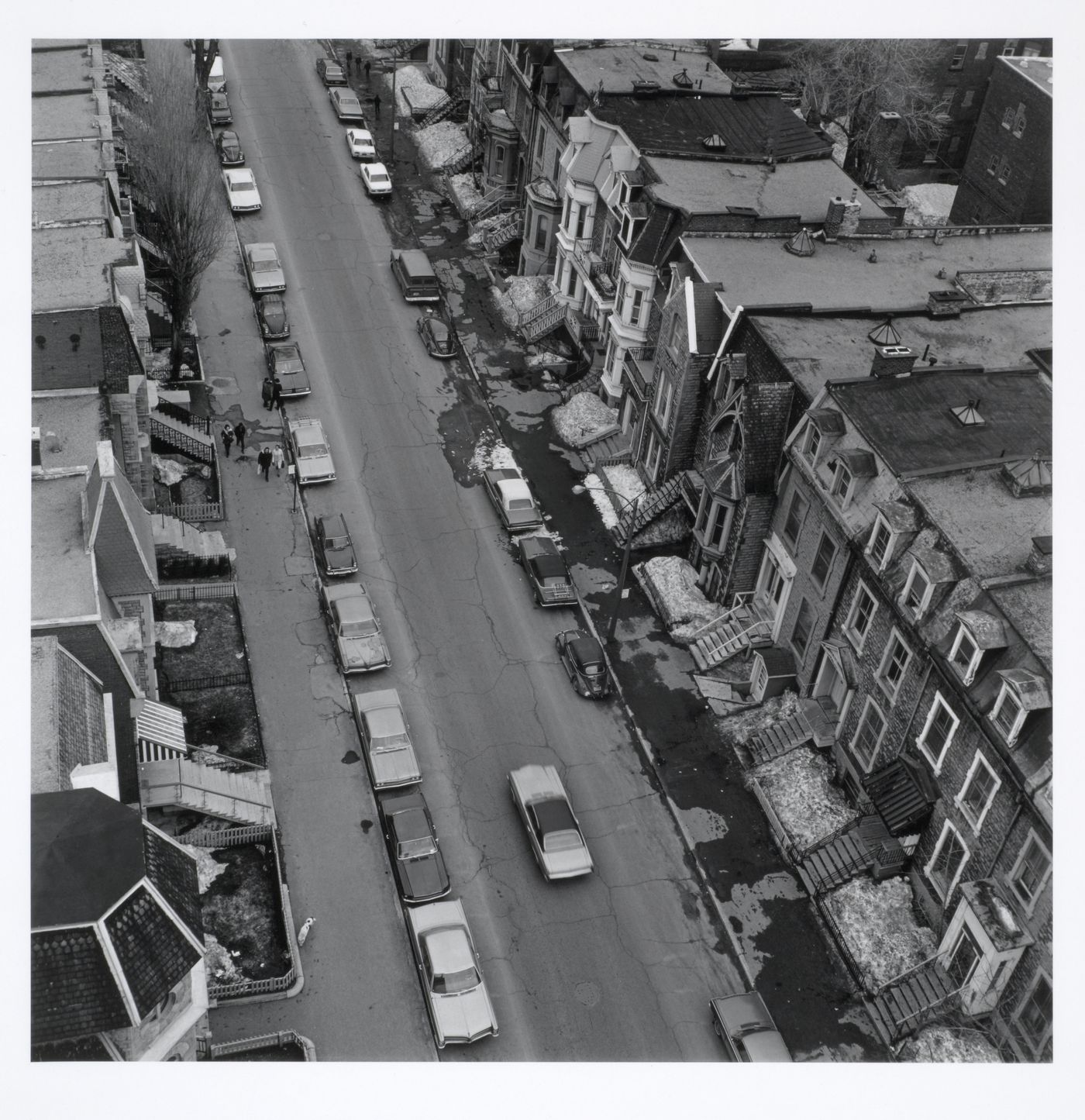 Milton Park Project: Sainte-Famille Street looking south from Prince Arthur, Montréal, Québec