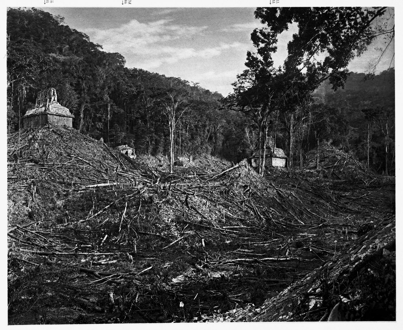 Plate from album ''Mexico; Palenque: Pre-Columbian buildings''