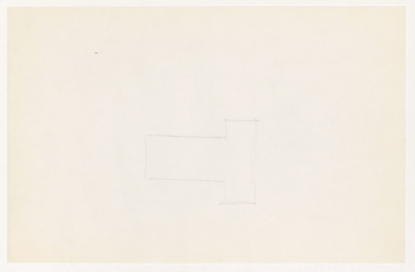 Sketch, possibly a sectional detail for the Metallurgy Building, Illinois Institute of Technology, Chicago