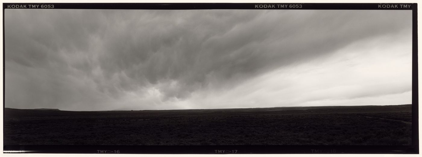 Panoramic view of Chaco Canyon, New Mexico, United States