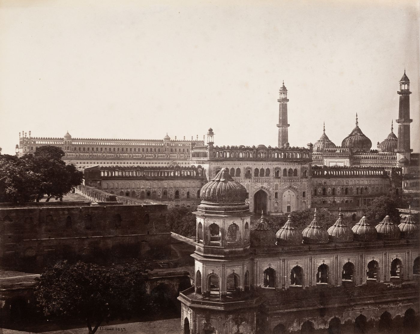 View of the Great Imambara (also known as the Bara Imambara), Lucknow, India