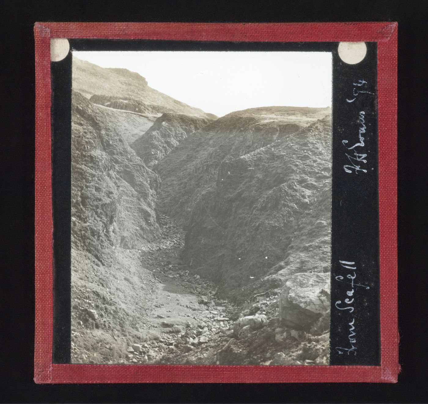 View of natural landscape from Scafell, Cumbria, England