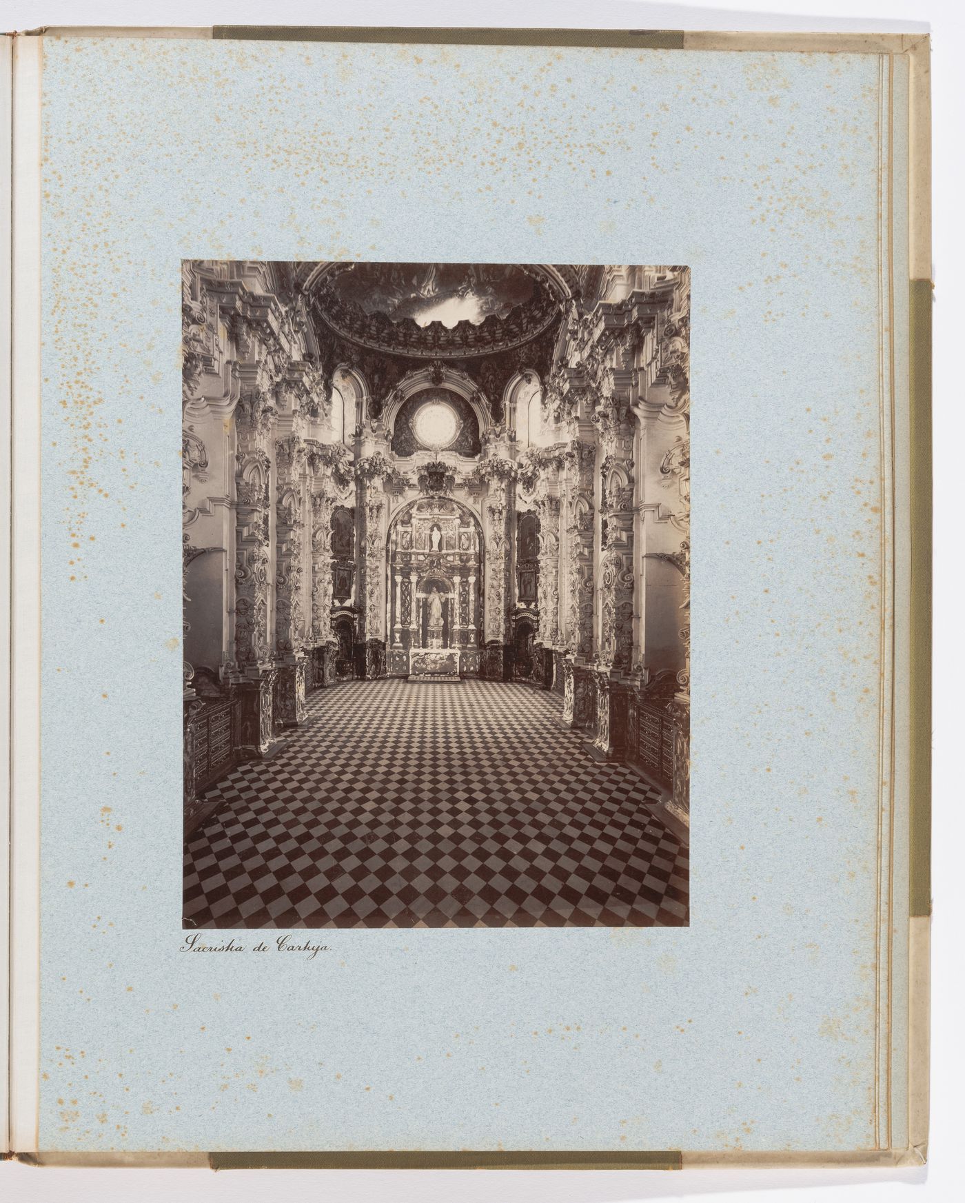 Interior view of Sacristy, Granada Charterhouse (also known as Monastery of Our Lady of the Assumption), Granada, Spain
