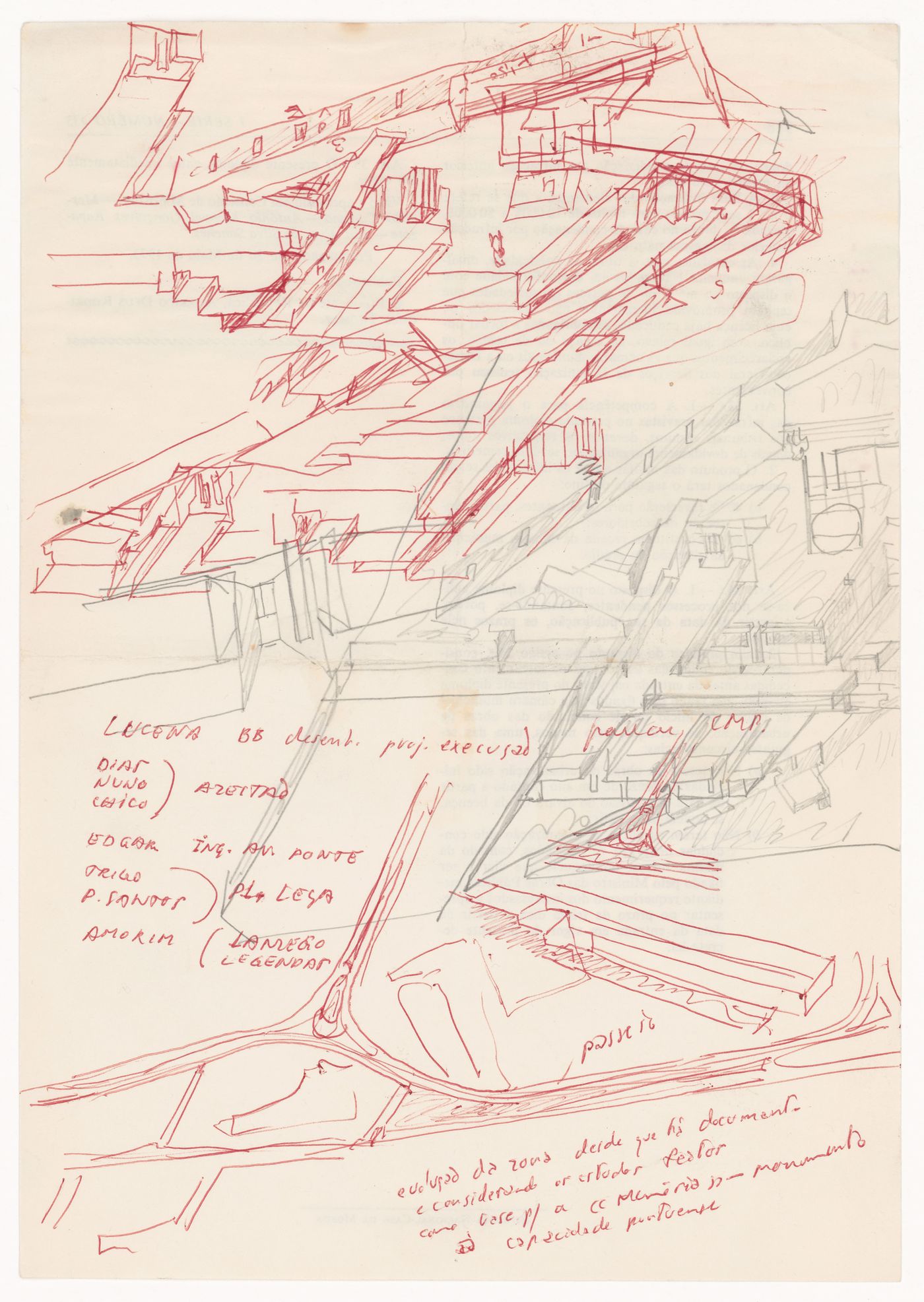 Sketch for Casa de Férias em Azeitão, Setúbal