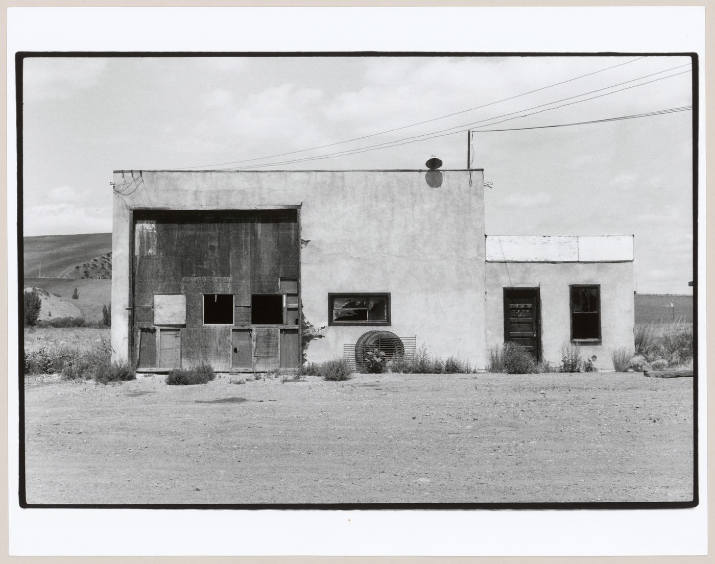 View of a service station, Lethbridge, Alberta