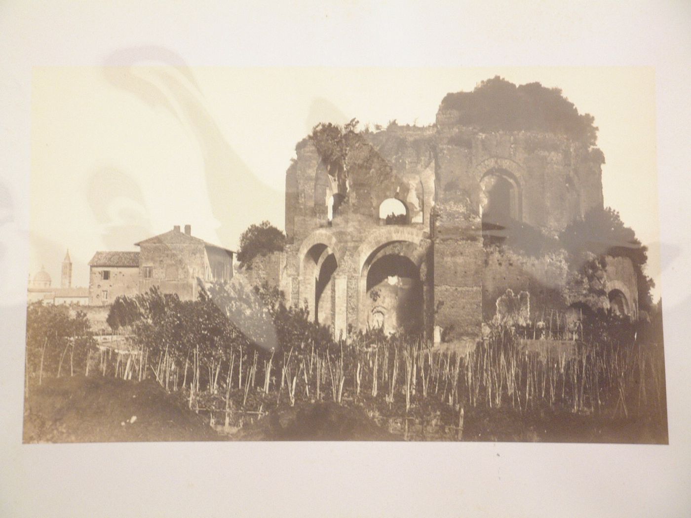 View of the Temple of Minerva Medica, Rome, Italy