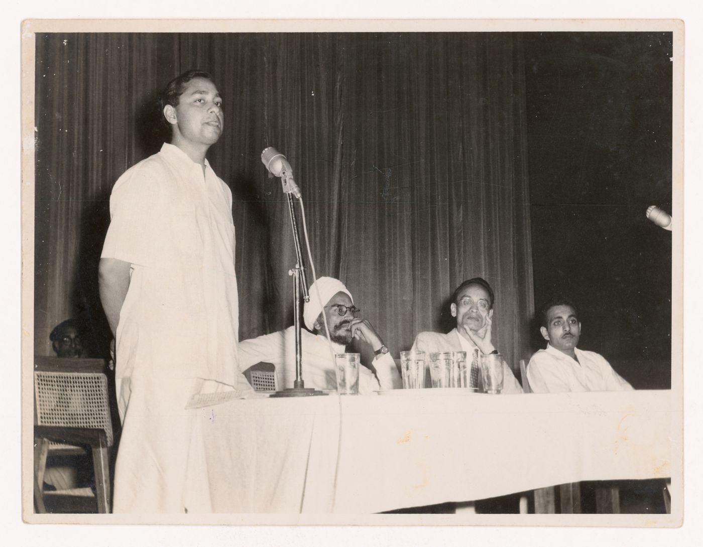 Photograph of Aditya Prakash giving a talk