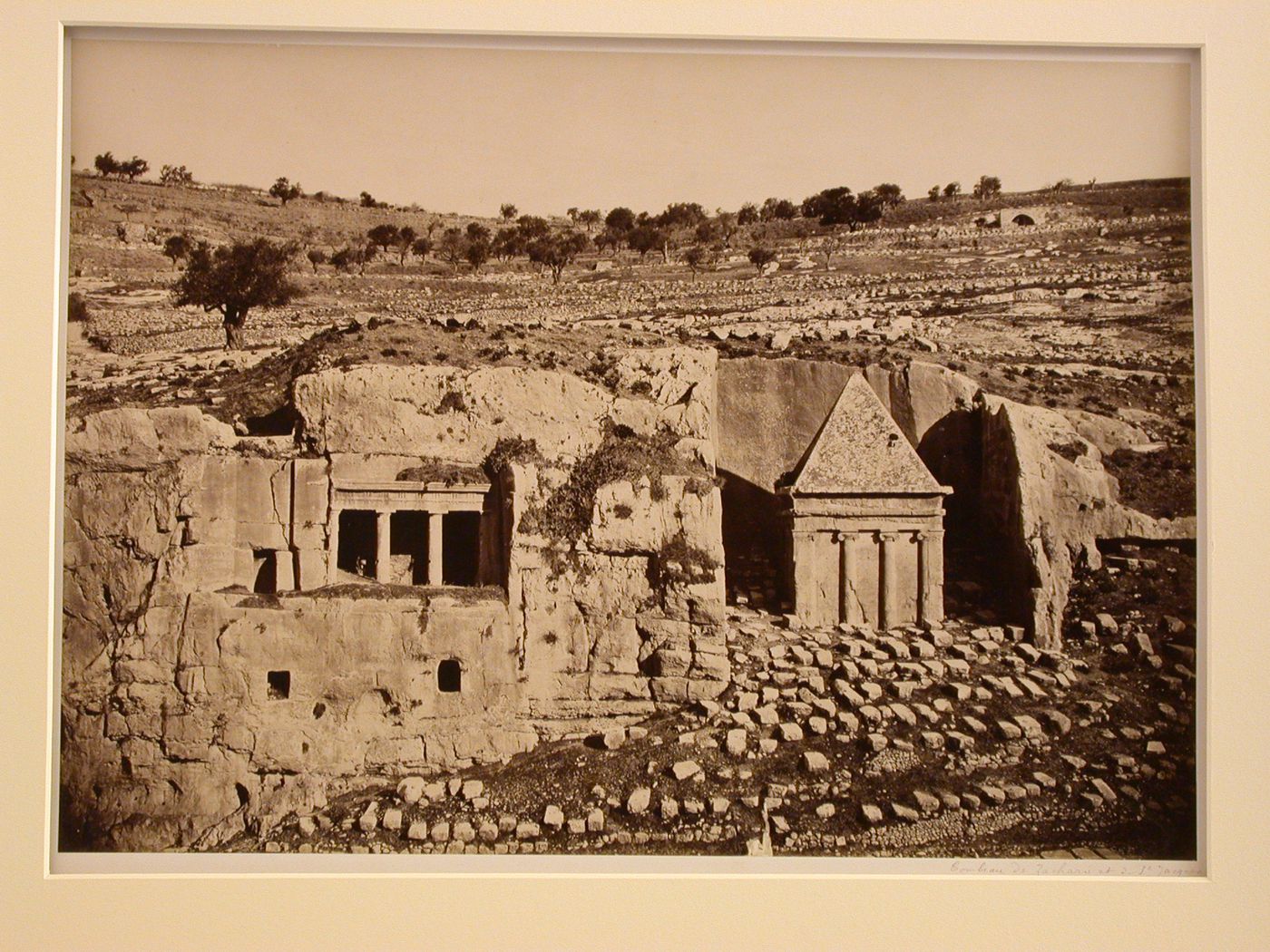 View of Tomb of St. Kidron Valley, James (Diwan al Firaun) and the Tomb of Zachariah, Jerusalem, Palestine