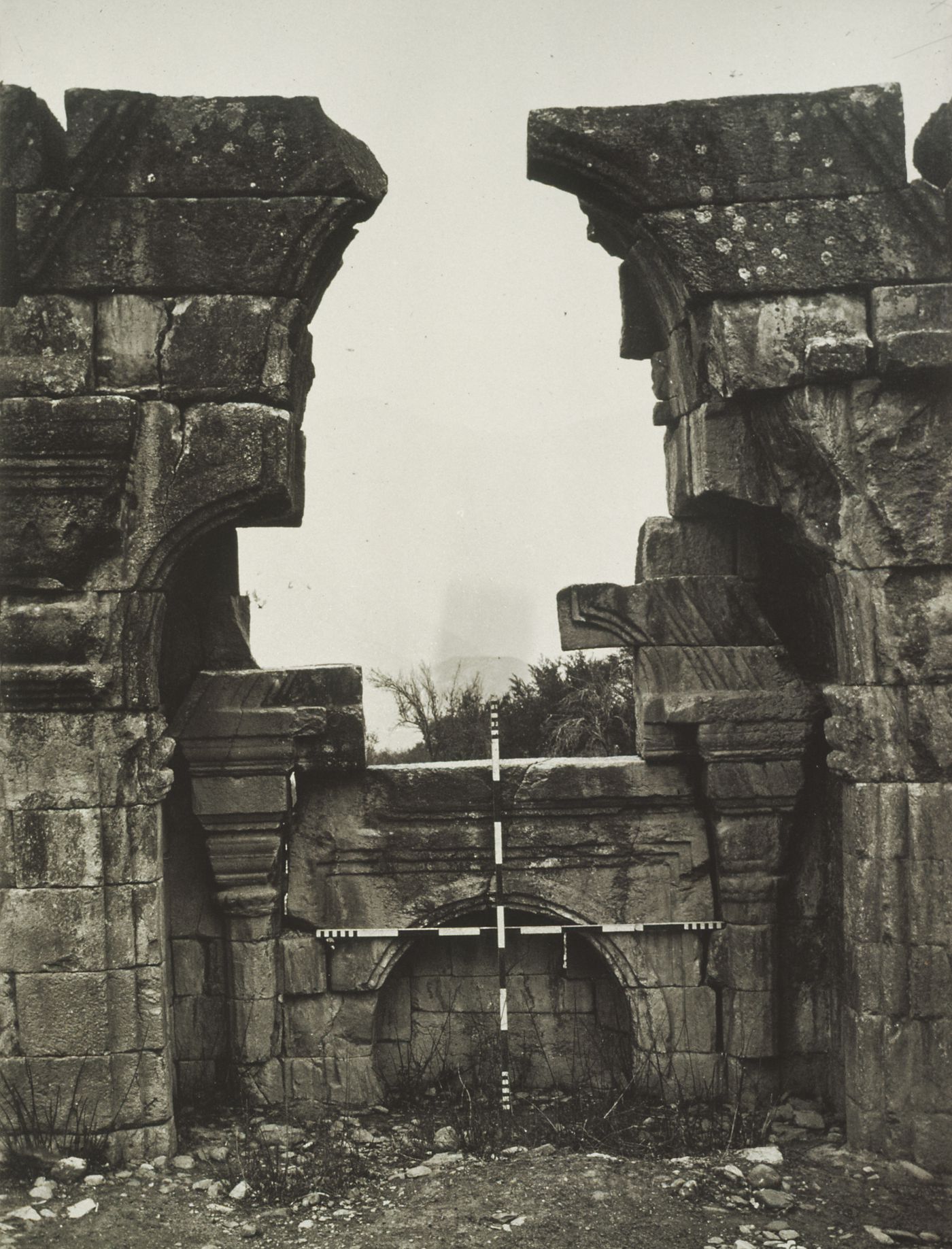 Ruins of a Temple at Norwah, 1868