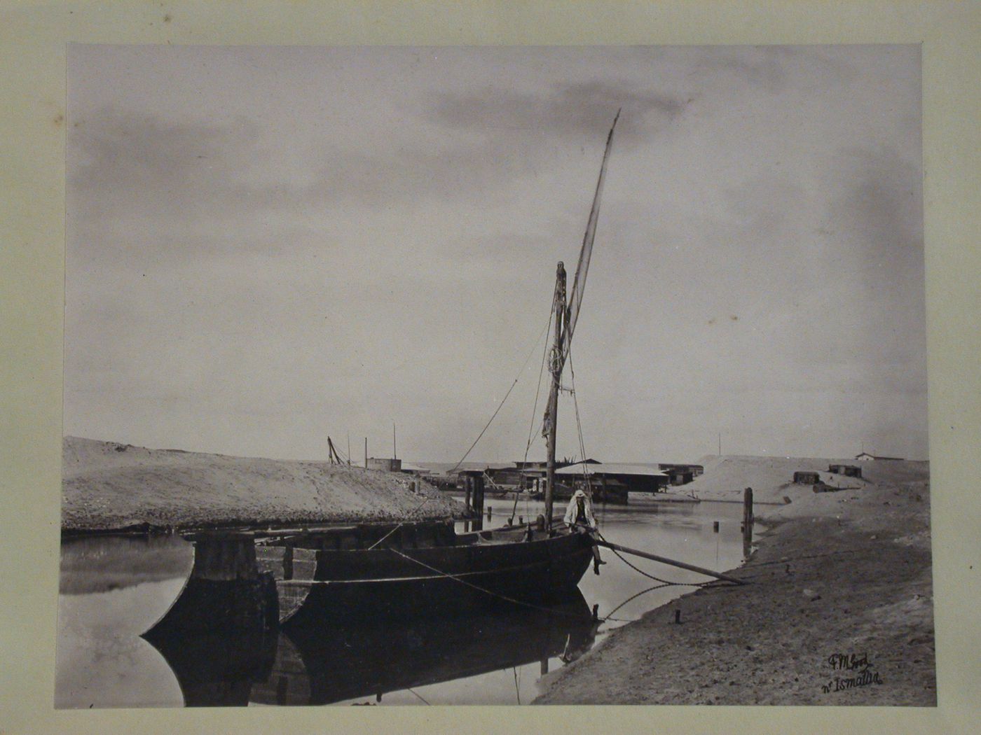 View on the Sweet Water Canal, Suez Canal, Egypt