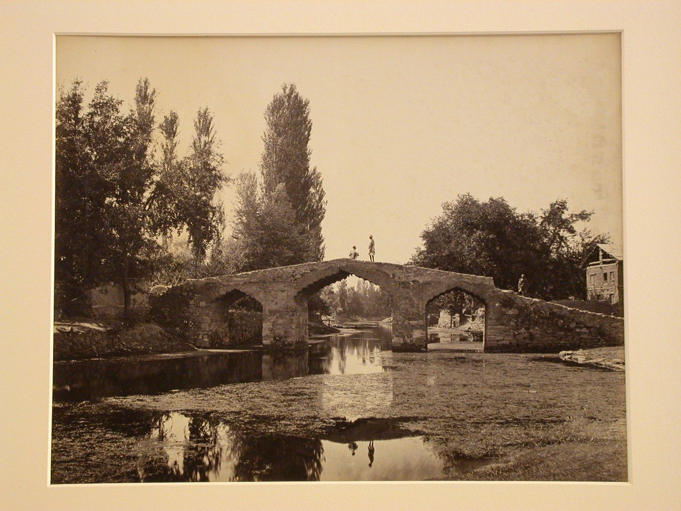 View of a stone bridge, Srinagar, India