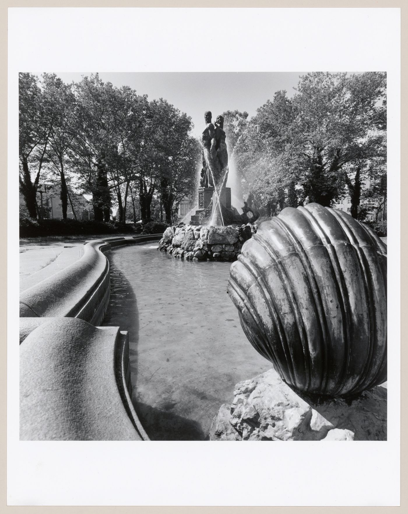Fountain in Grand Army Plaza, Prospect Park, Brooklyn, New York City, New York