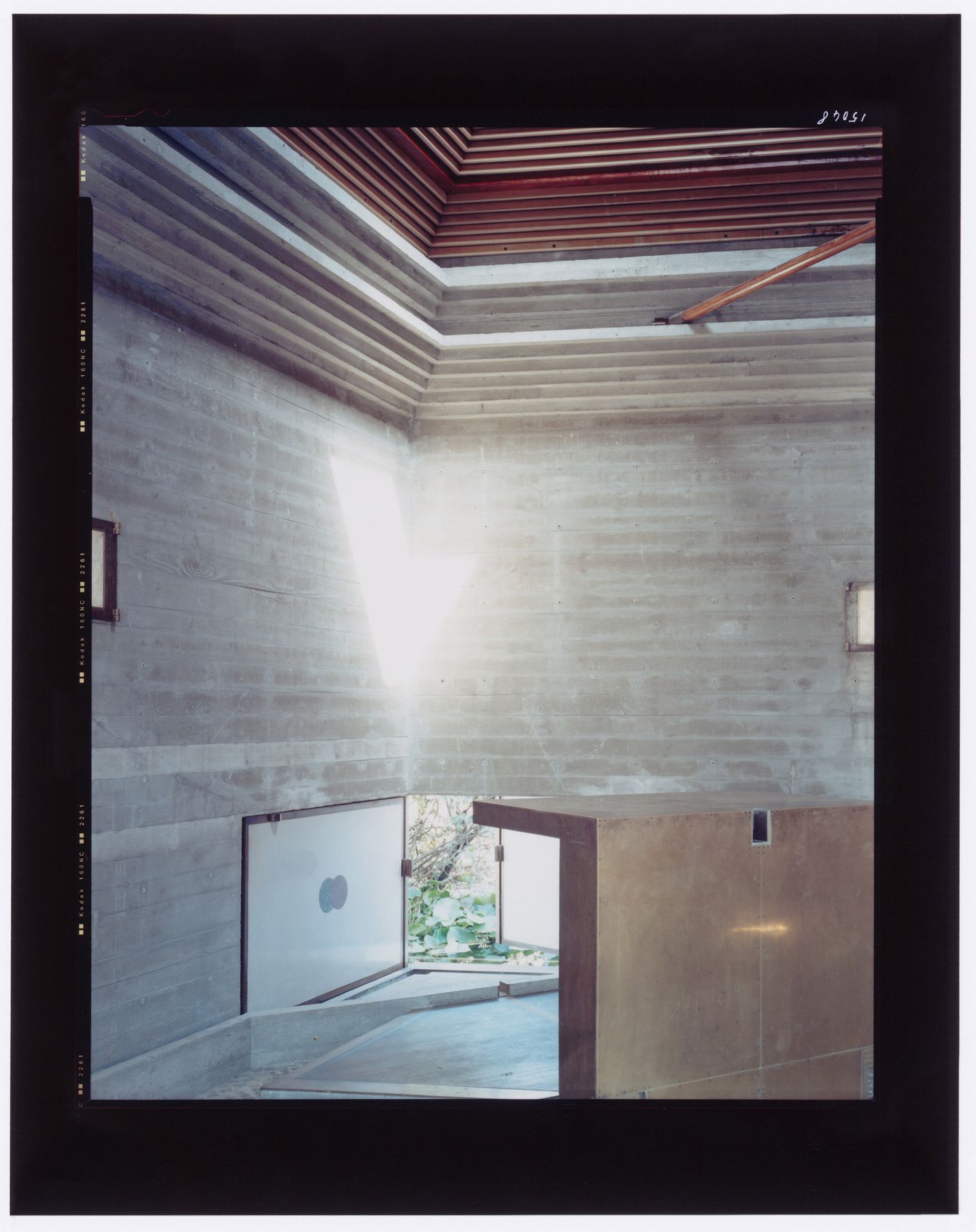 Looking northeast, Carlo Scarpa's Tomba Brion, San Vito d'Altivole, Italy