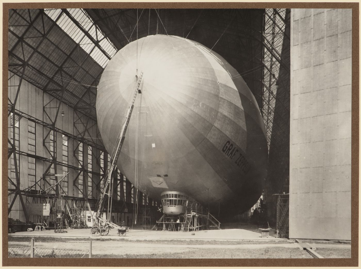 LZ - 127 Graf Zeppelin under construction, Friedrichshafen, Germany