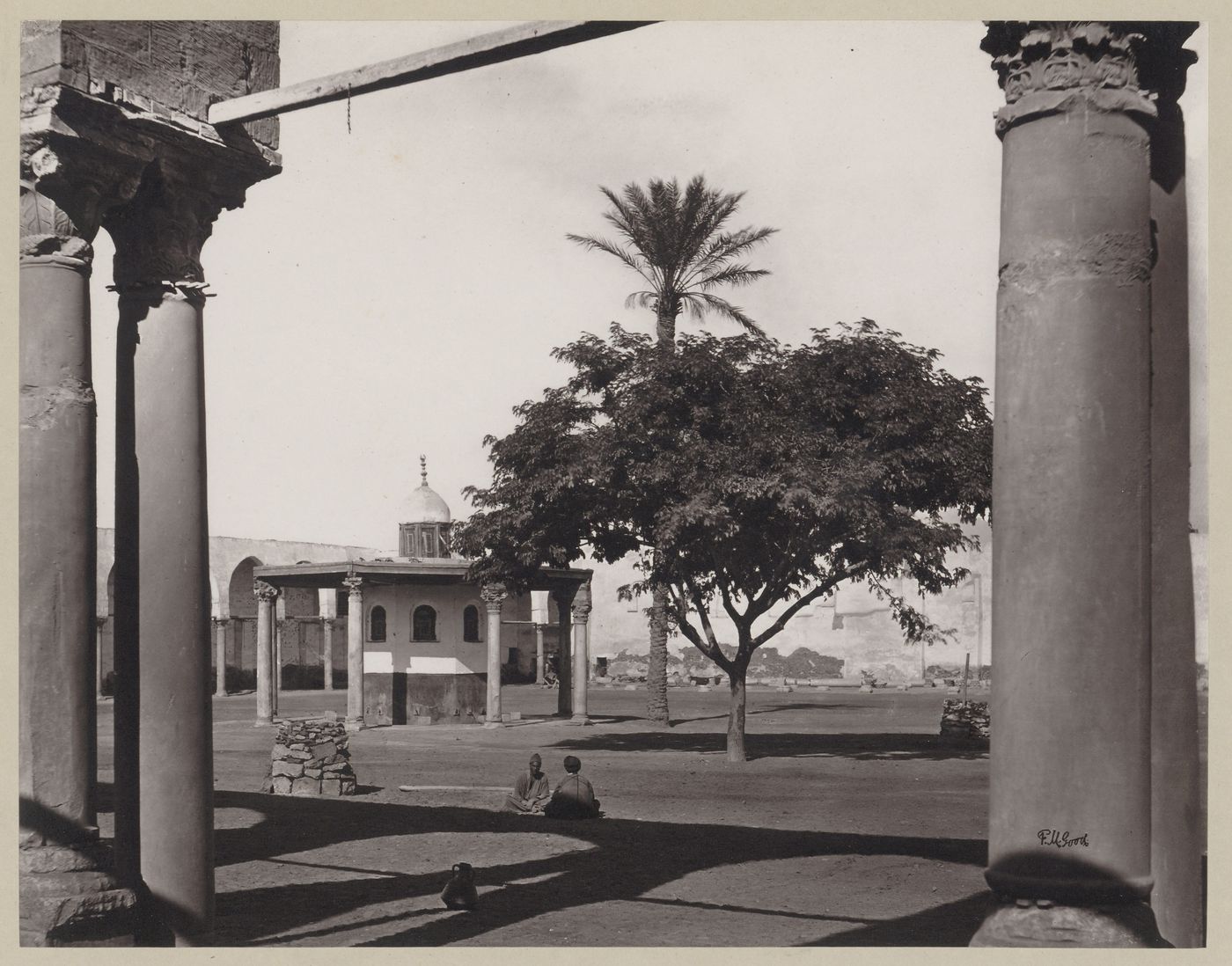 Mosque of Amir ibn al-As, showing the Ablutian Fountain, Cairo, Egypt