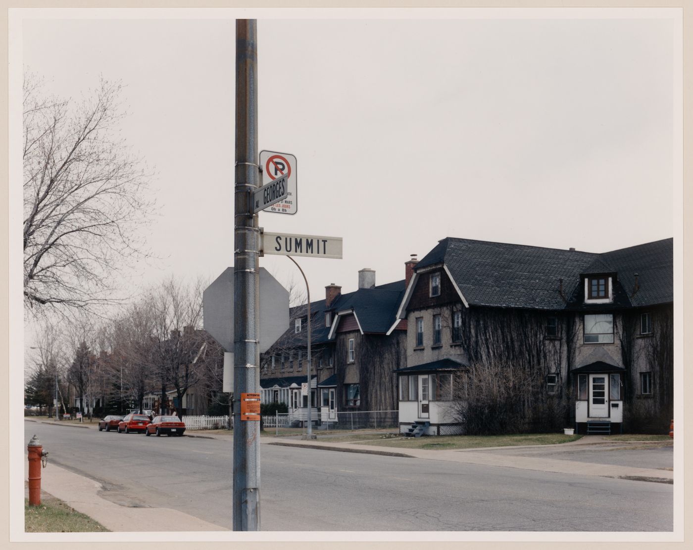 Section 2 of 2 of Panorama of house on avenue George from avenue Summit looking northeast, Shawinigan, Quebec