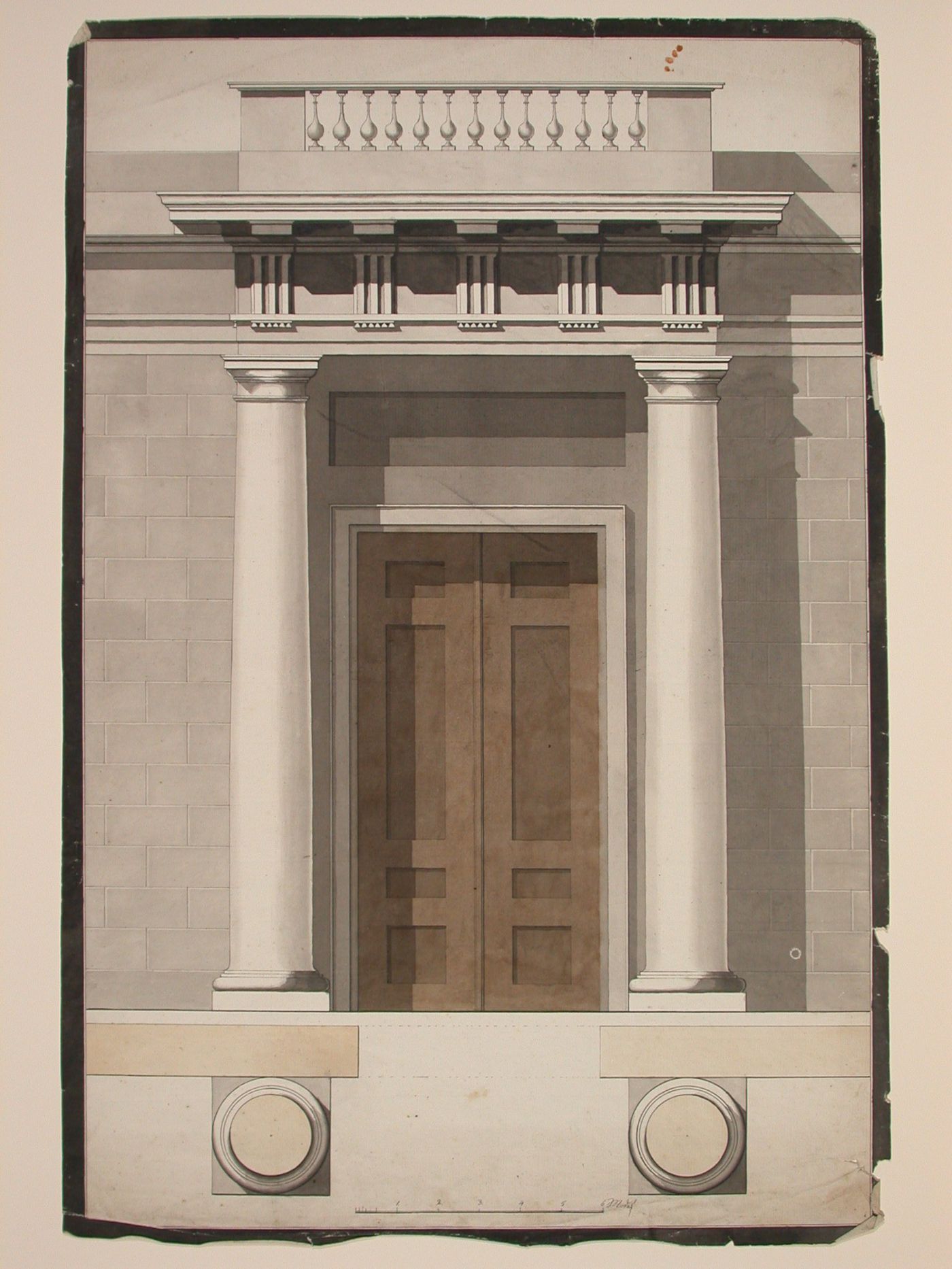 Design for a doorway, No. 2