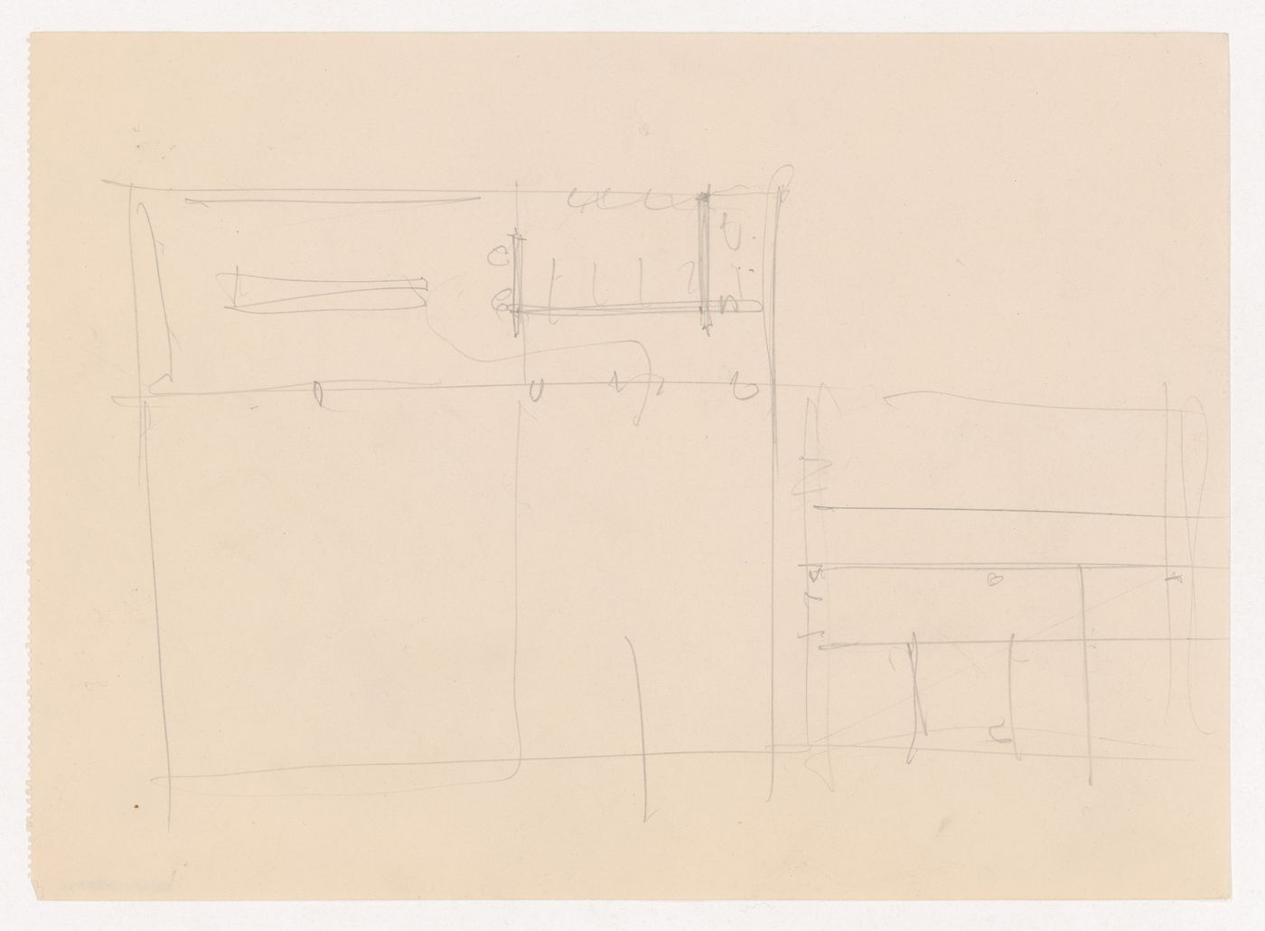 Sketch plan, probably for the Gymnasium