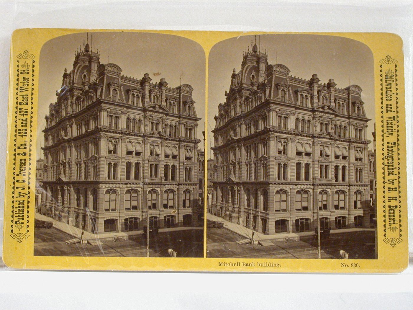 View of Mitchell Bank building, Milwaukee