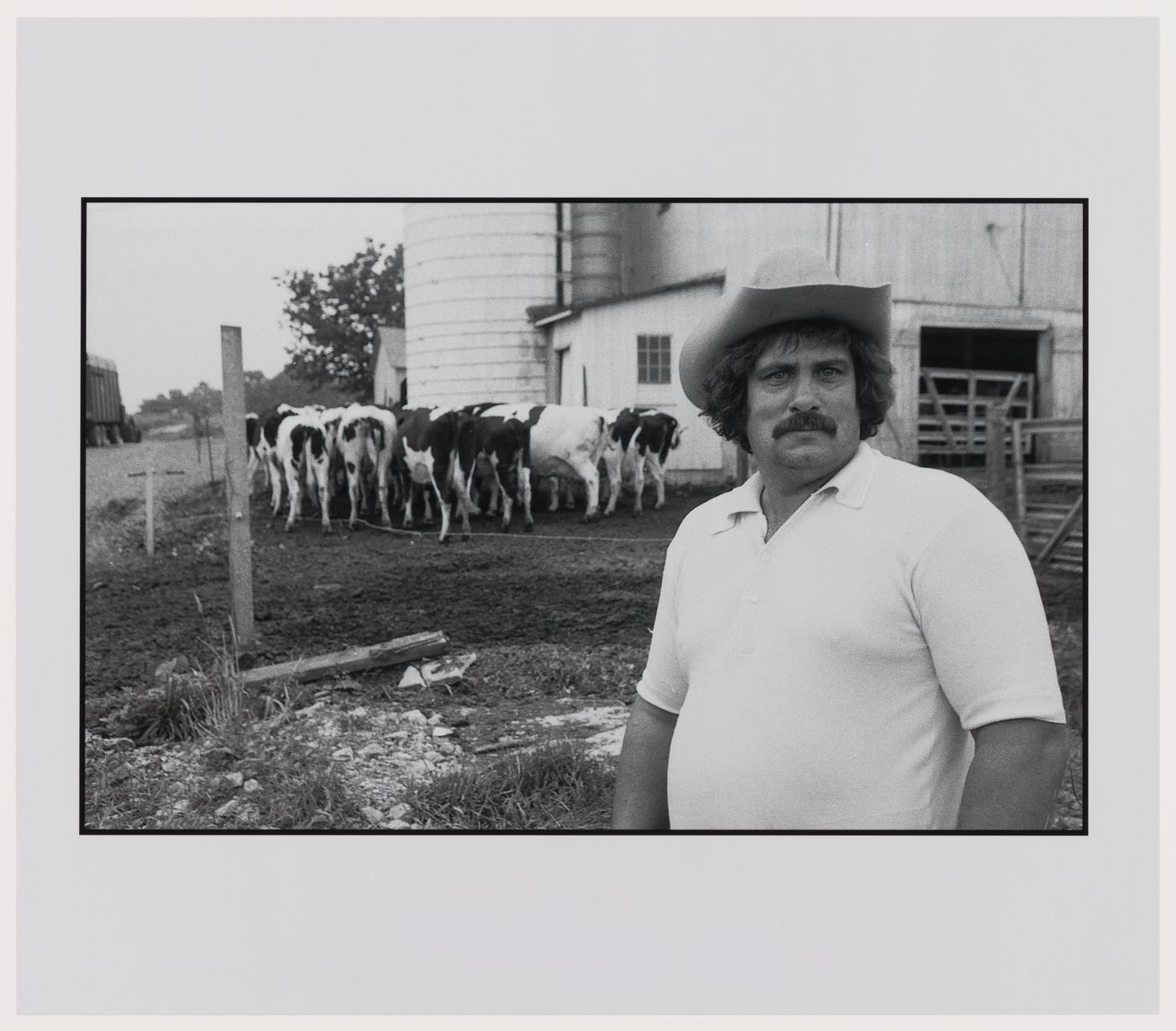 Portrait of Clair Hoover, Dairy Farmer, Bainbridge, Pennsylvania