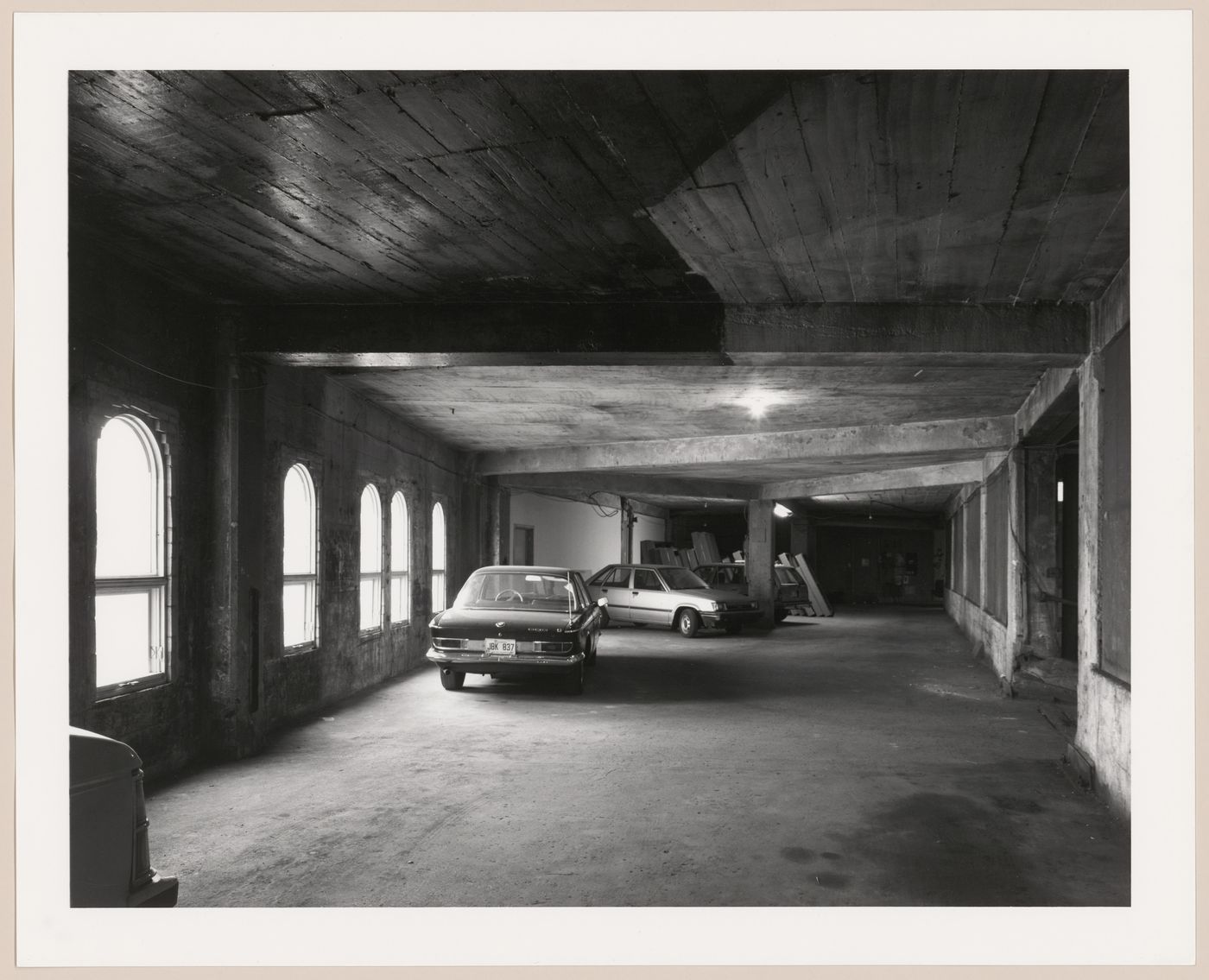 Garage interiors, Carrefour St-Denis, Montréal, Québec.