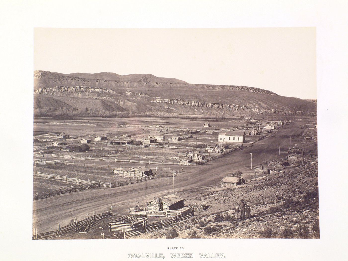 Small settlement off road, Coalville, Utah