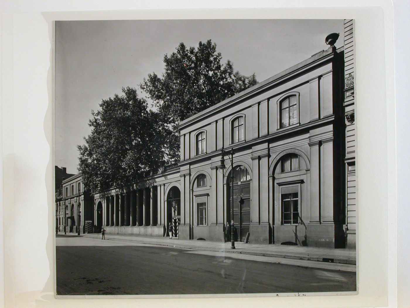 View of the street façade of the Palais Prinz Albrecht (now demolished), Wilhelmstraße, Berlin, Germany