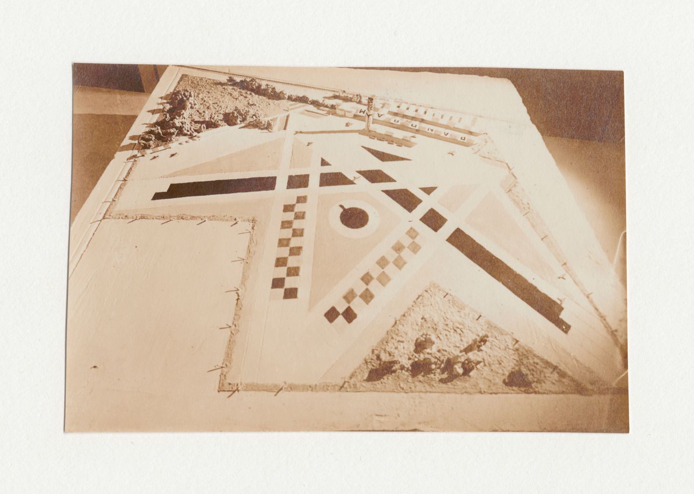 Boeing Airport, Burbank, California: Photograph of the model viewed from the north