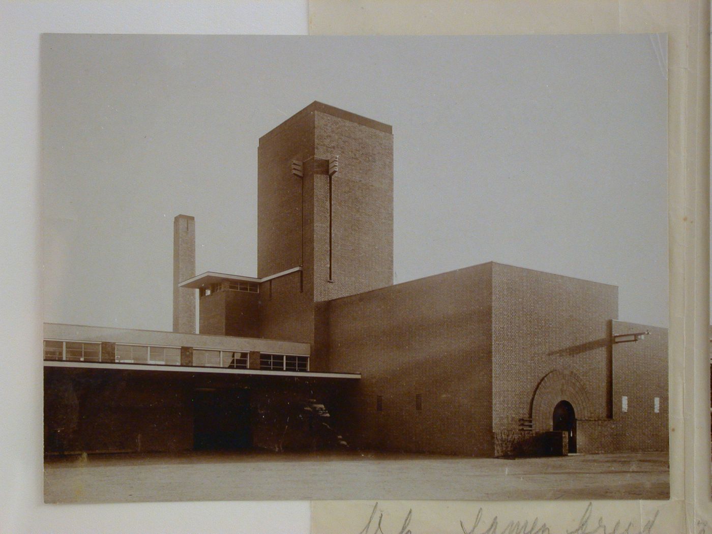 View of public slaughterhouse (now demolished), Hilversum, Netherlands