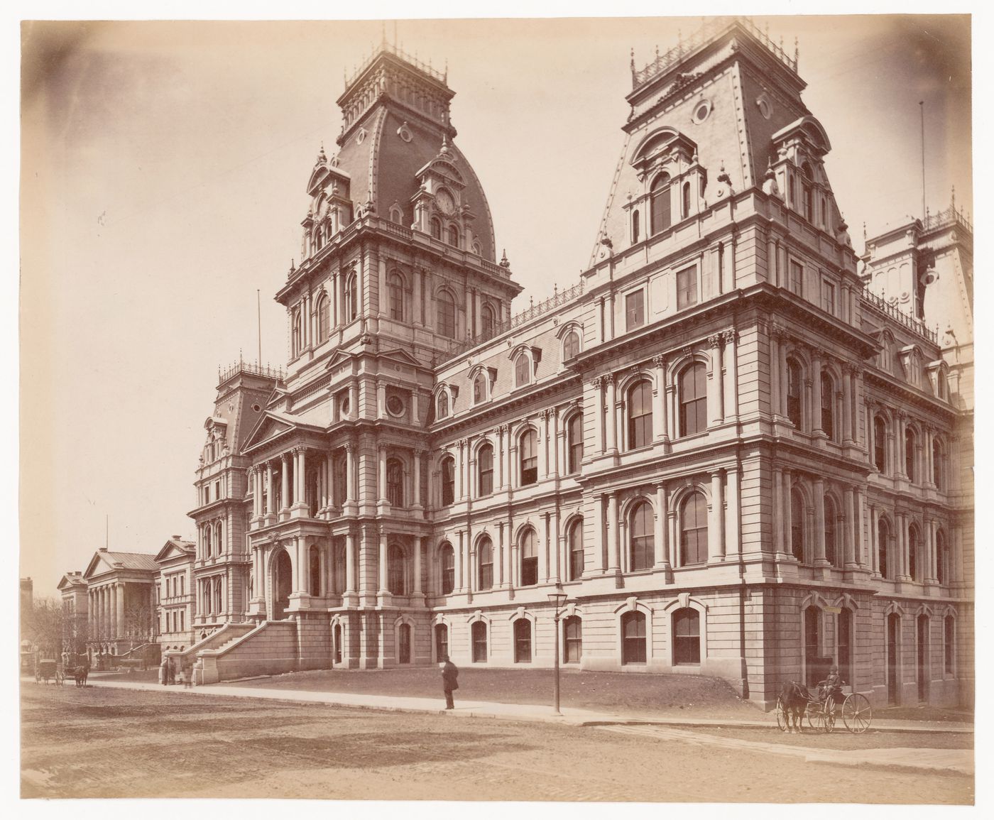 Montréal Hotel de ville, 1884