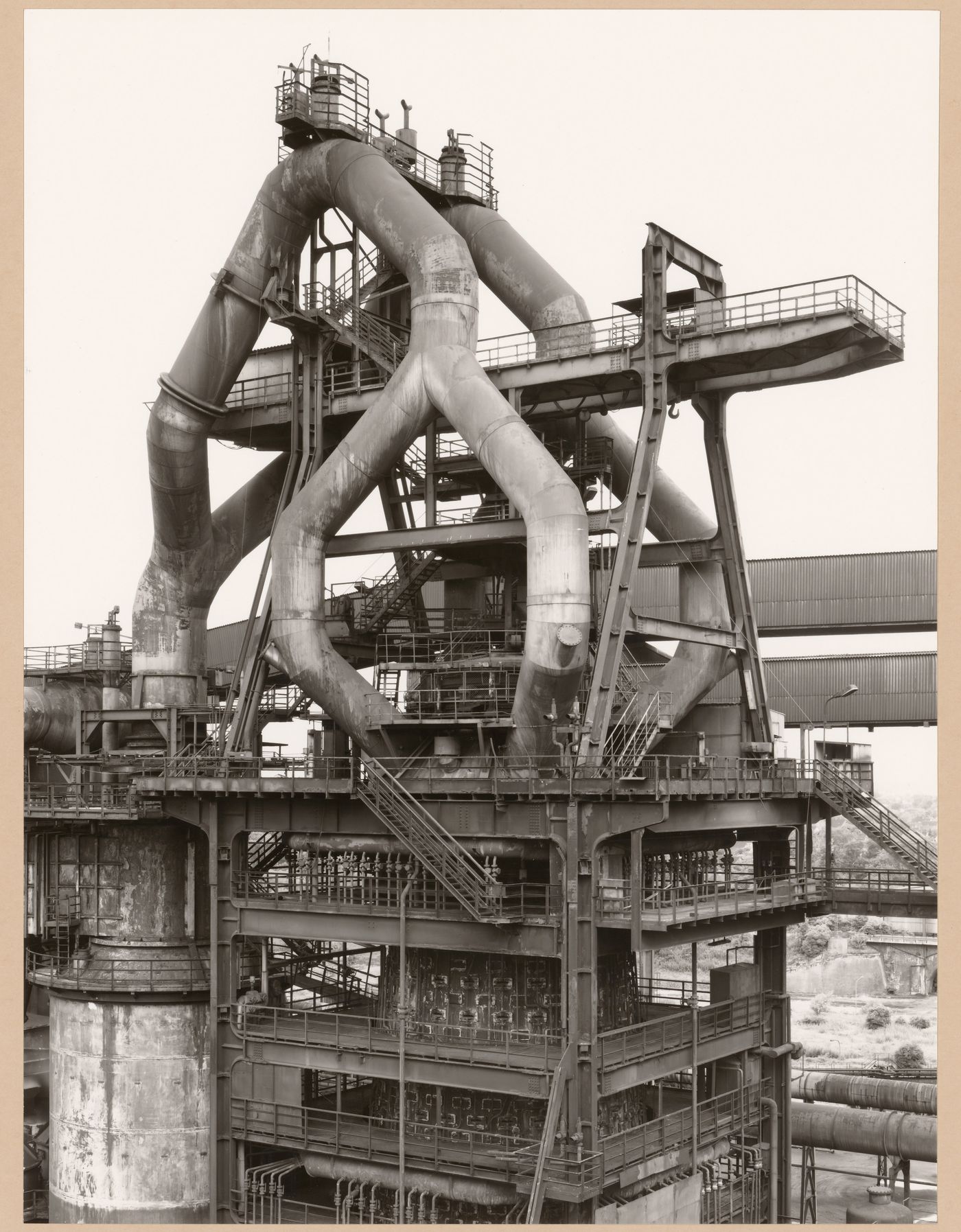 View Of A Blast Furnace Head Of Ilseder Hütte Steel Mill, Ilsede, Germany