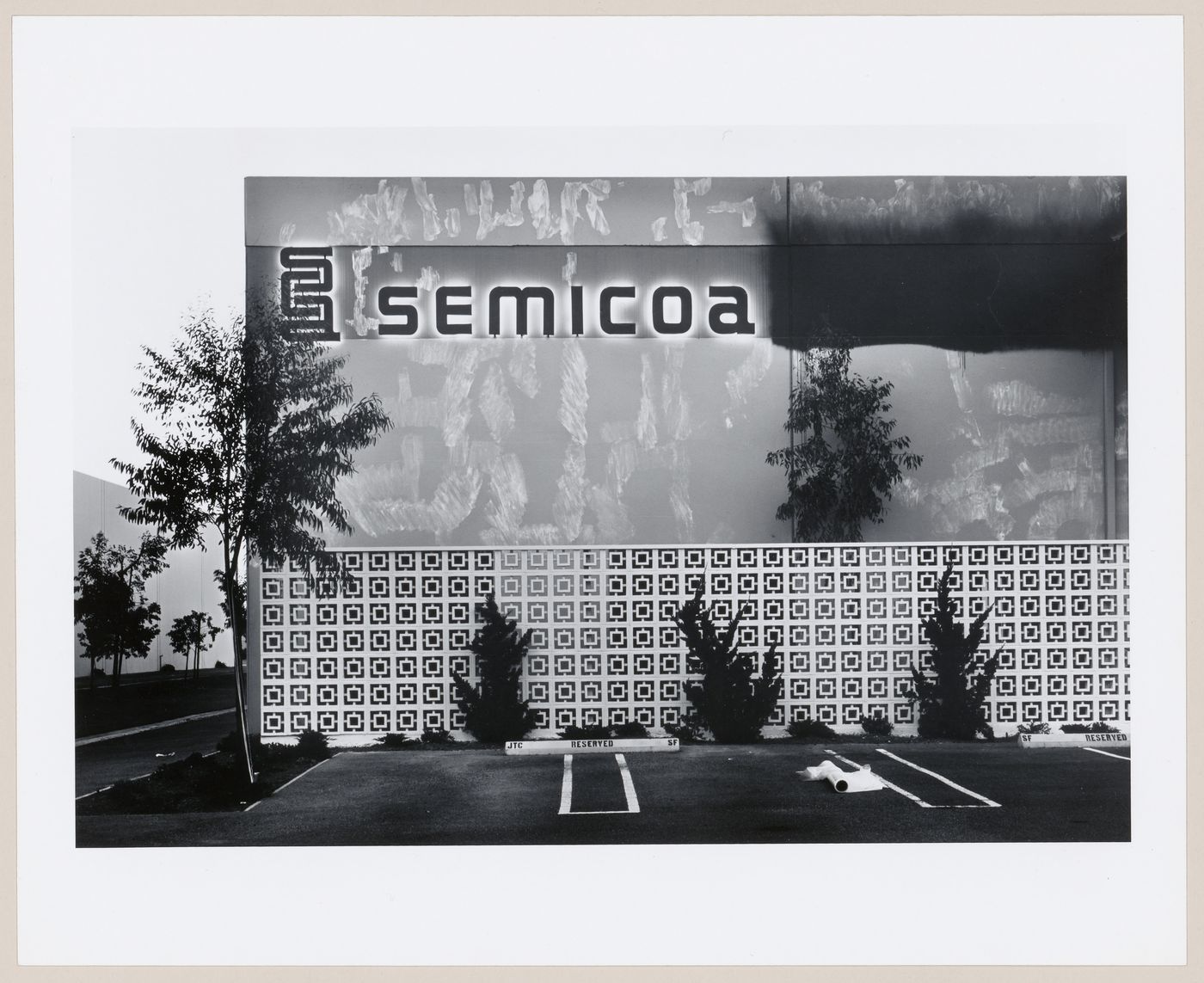 View of the north wall of Semicoa, 333 McCormick, Costa Mesa, California, United States, from the series “The new Industrial Parks near Irvine, California”