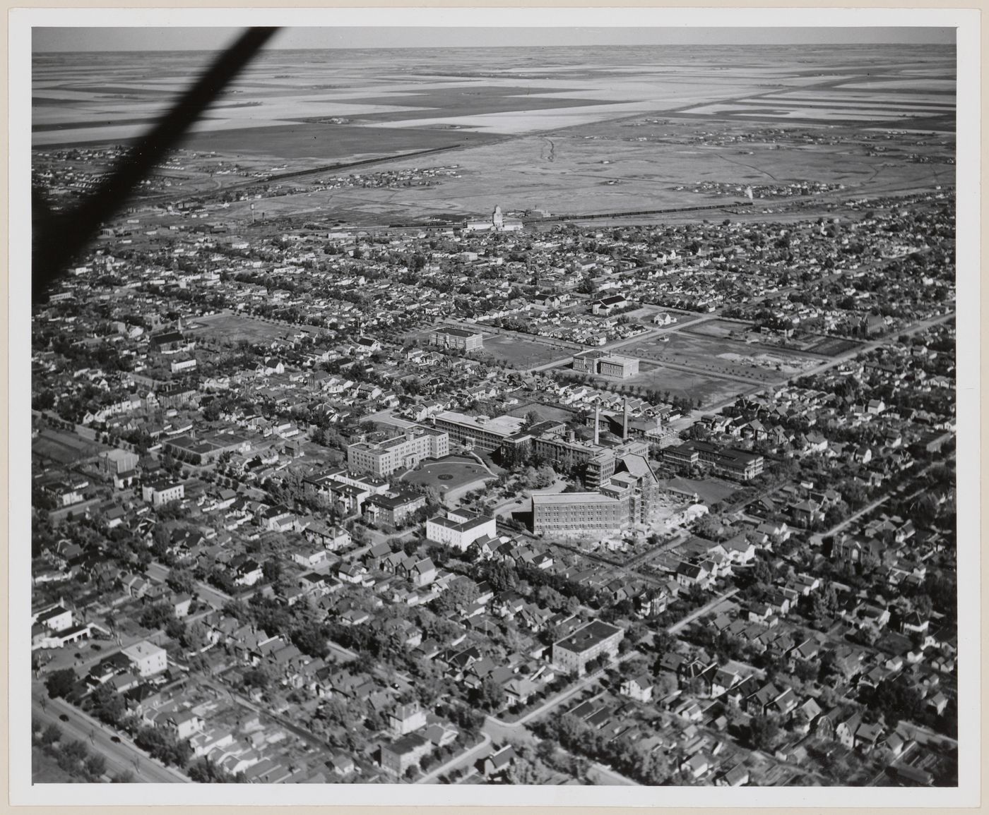 East side of city with Regina General Hospital, Regina, Saskatchewan (Photog. G.H. born here)