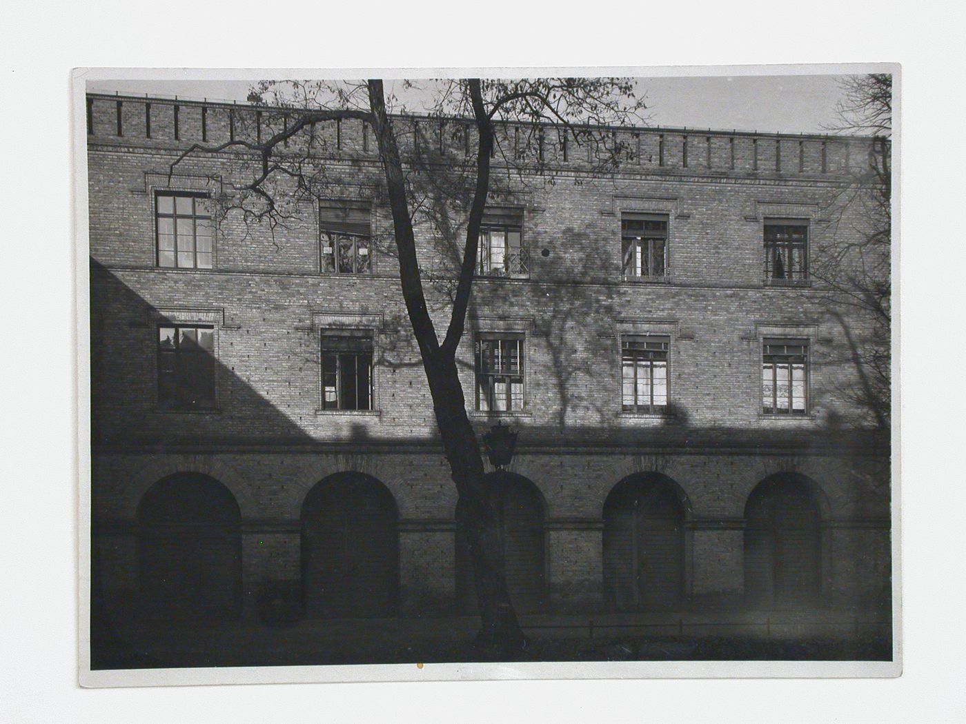 View of the royal stables of the Palais Prinz Albrecht (now demolished), Wilhelmstraße, Berlin, Germany