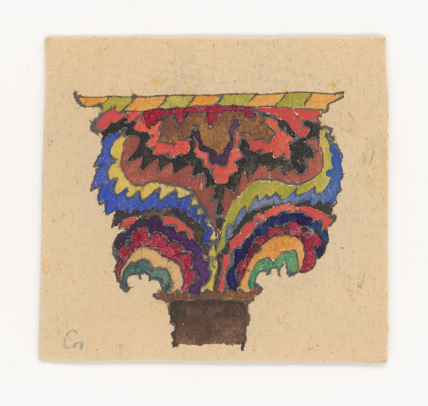 Design for a multi-coloured capital